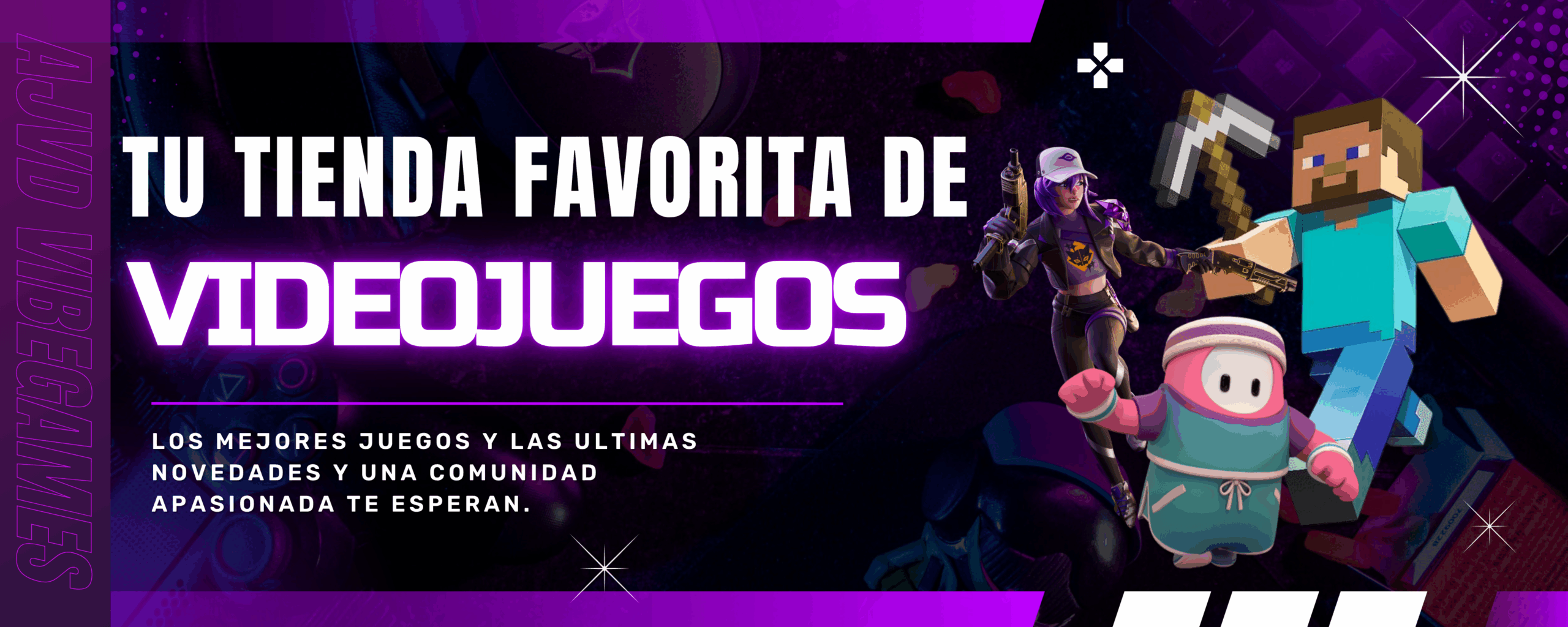 Purple White Modern Futuristic Game Stream Twitch Banner (2)